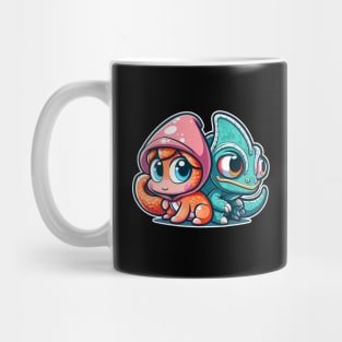 Quirky Color-Changer: The Weird Chameleon Chronicles Mug